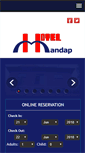 Mobile Screenshot of hotelmandap.com