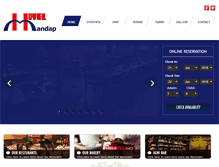 Tablet Screenshot of hotelmandap.com